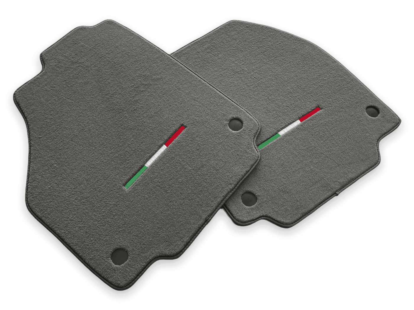 Floor Mats For Ferrari F8 Tributo (2019-2023) Gray Italian Edition - AutoWin