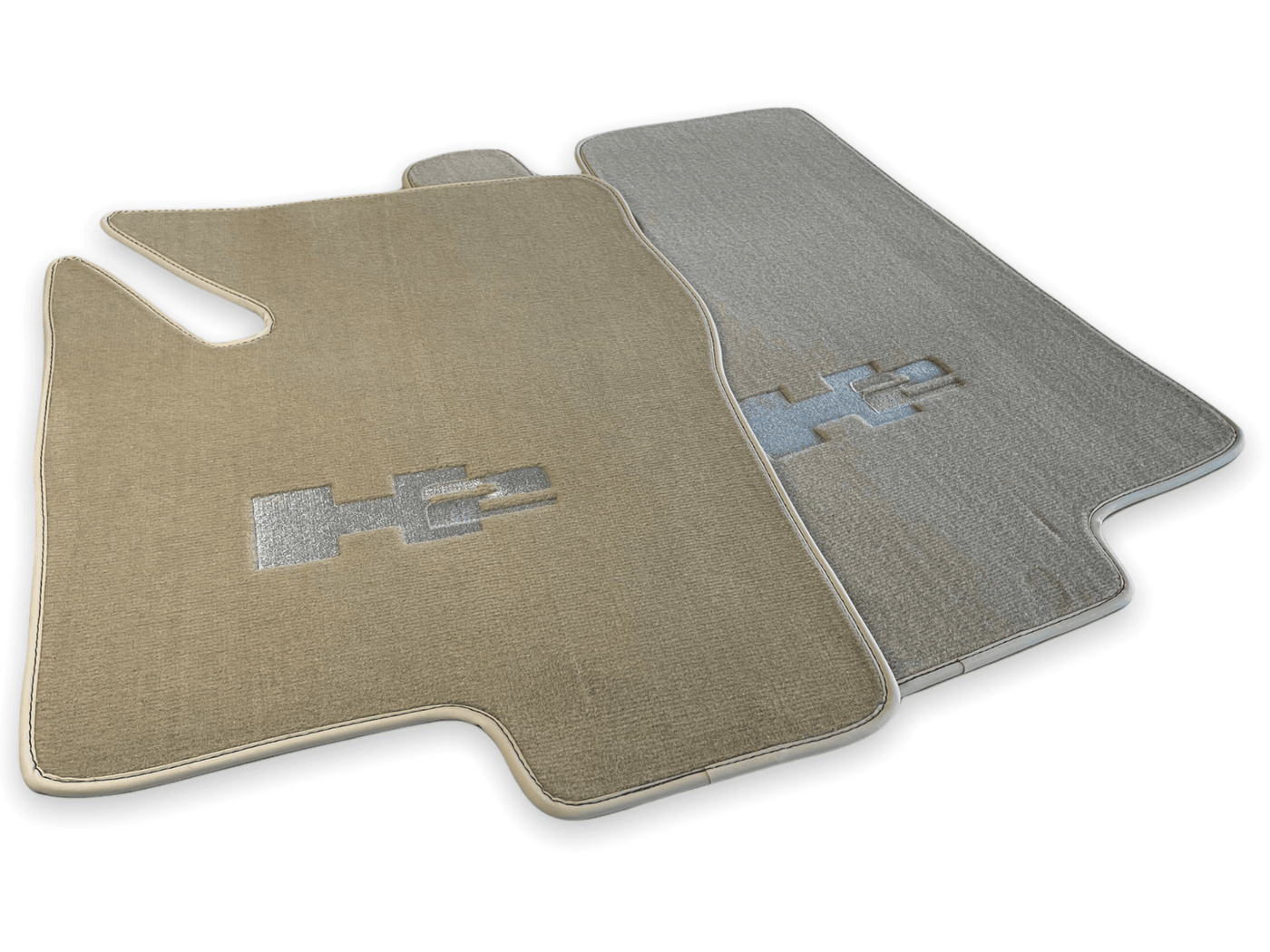 Floor Mats For Hummer H2 2003-2009 Tailored Beige Color Carpets - AutoWin