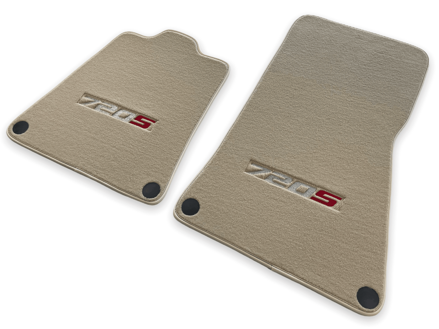 Floor Mats For McLaren 720S Beige Tailored Carpets Set AutoWin - AutoWin