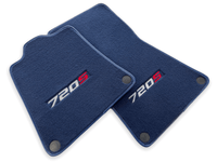 Floor Mats For McLaren 720S Dark Blue Tailored Carpets Set AutoWin - AutoWin