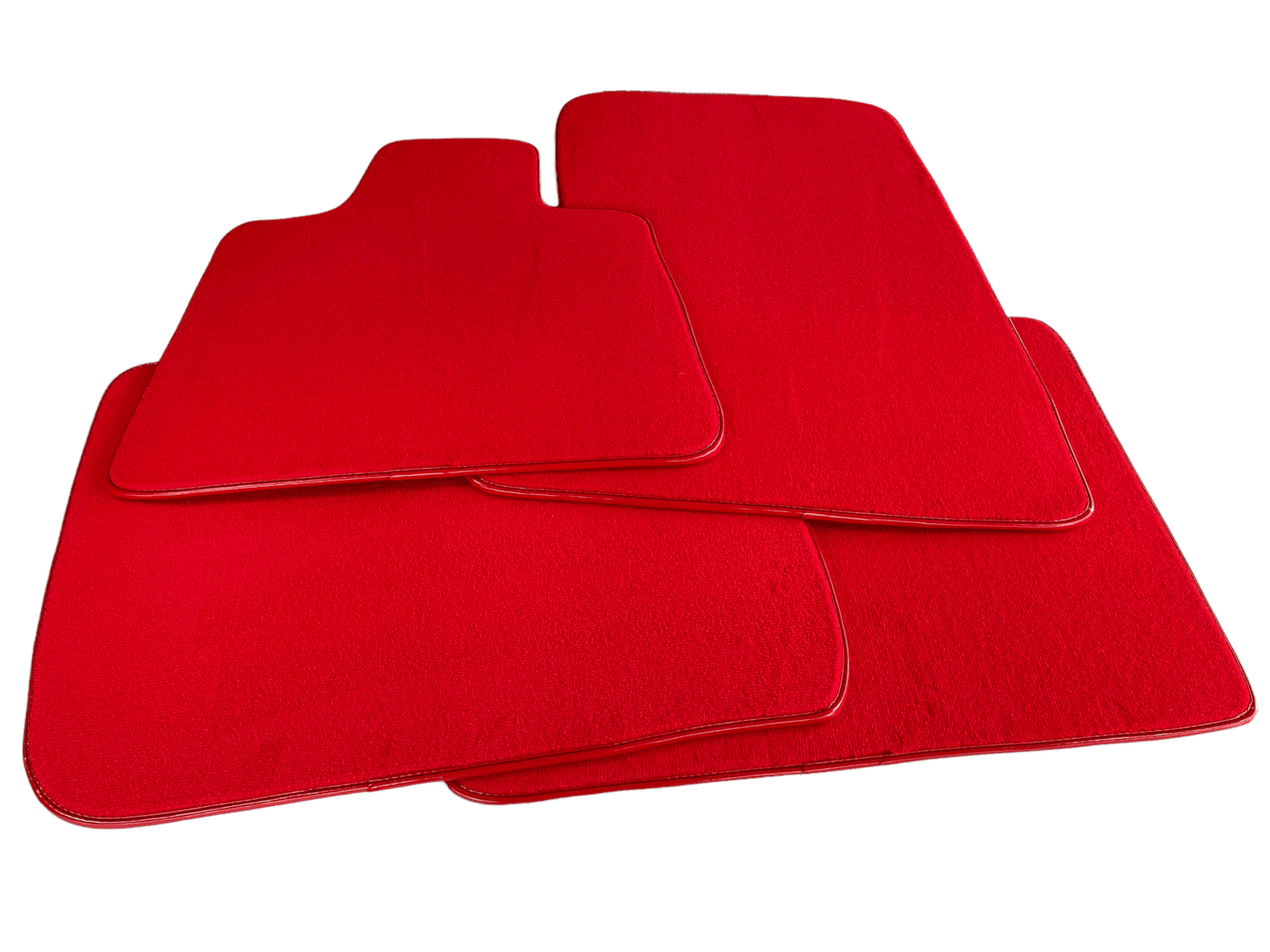 Floor Mats For Rolls Royce Ghost Series II (2021-2024) Red - AutoWin