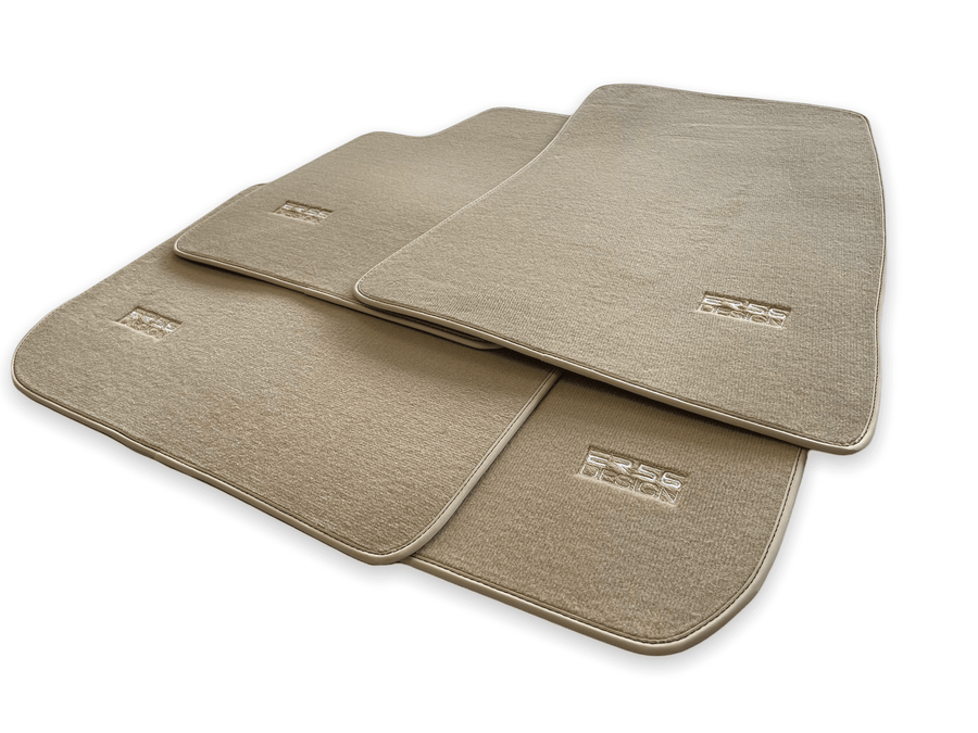 Floor Mats For Rolls Royce Shadow 1965-1977 Beige Er56 Design - AutoWin