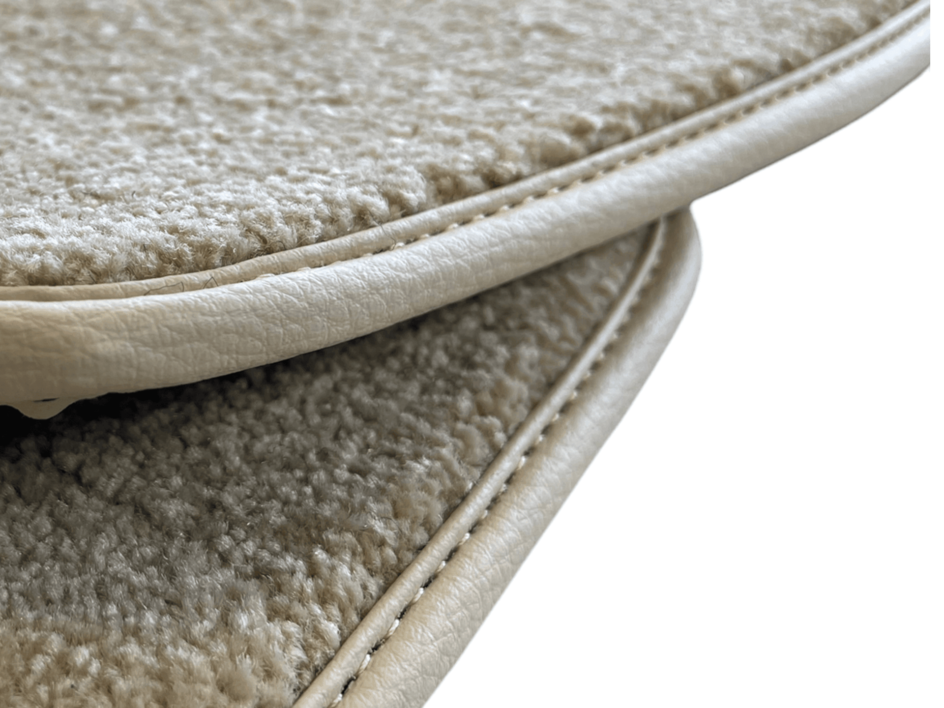 Floor Mats For Rolls Royce Shadow 1965-1977 Beige Luxury Quality - AutoWin