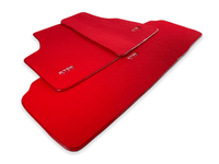Floor Mats For Tesla Model S Red Tailored Carpets ER56 Design - AutoWin
