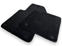Genuine Alcantara Floor Mats for Ferrari 599 Coupe 2006-2012 Black ER56 Design - AutoWin