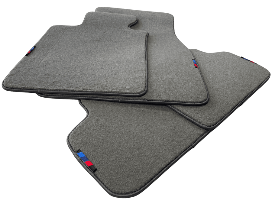 Gray Floor Mats For BMW 5 Series E60 With M Package AutoWin Brand - AutoWin