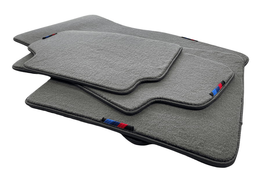 Gray Floor Mats For BMW 7 Series G12 With M Package AutoWin Brand - AutoWin