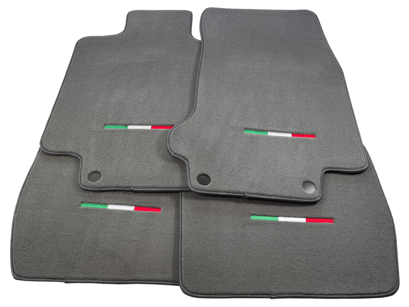 Gray Floor Mats For Maserati GranTurismo (2007-2019) IT Edition - AutoWin