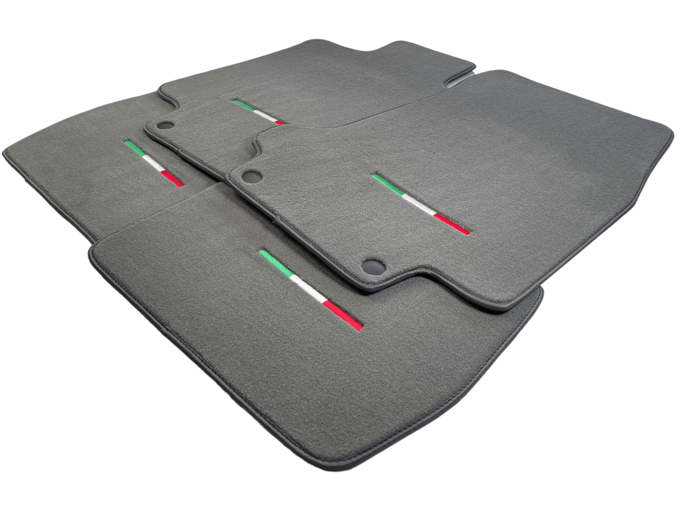 Gray Floor Mats For Maserati GranTurismo (2007-2019) IT Edition - AutoWin