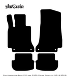Gray Floor Mats For Mercedes Benz C-Class C205 Coupe Facelift (2018-2023) | Limited Edition - AutoWin