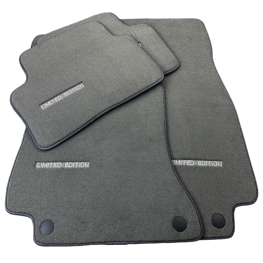 Gray Floor Mats For Mercedes Benz CLK-Class C208 Coupe (1997-2002) | Limited Edition - AutoWin