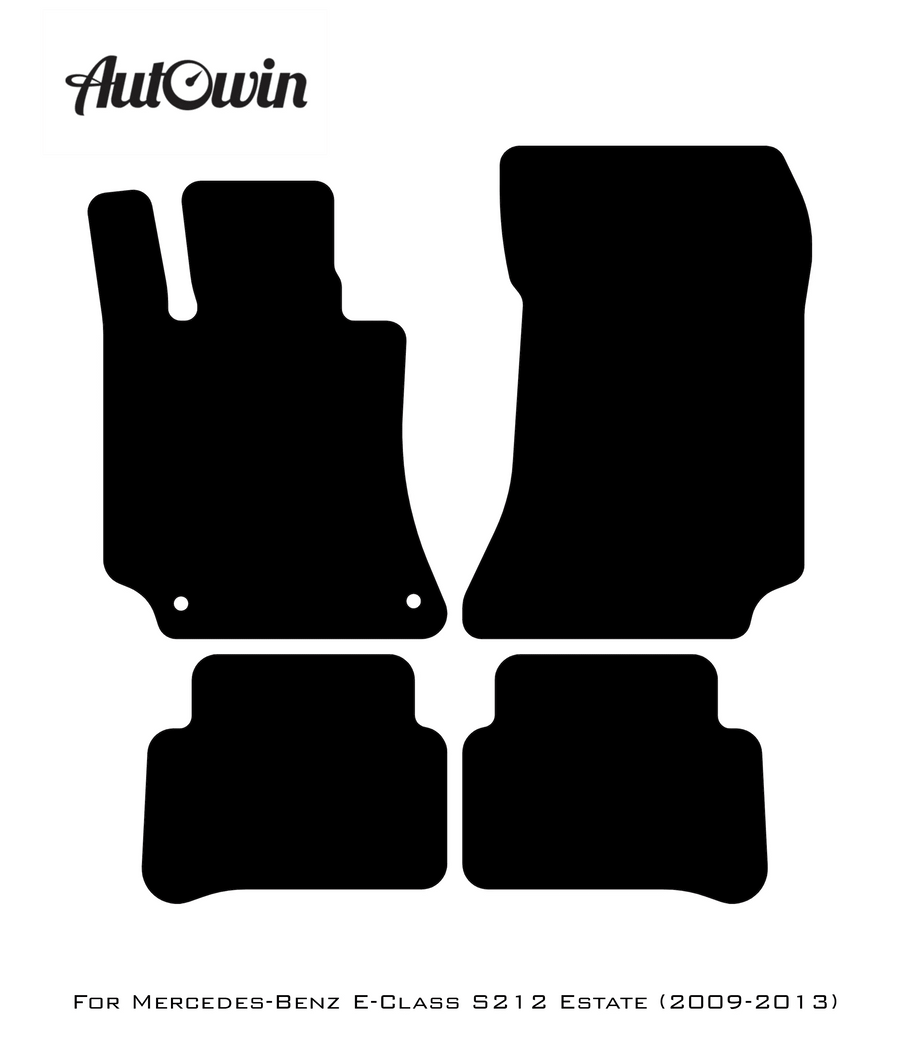 Gray Floor Mats For Mercedes Benz E-Class S212 Estate (2009-2013) | Limited Edition - AutoWin