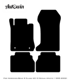 Gray Floor Mats For Mercedes Benz E-Class W210 Sedan 4Matic (1995-2002) | Limited Edition - AutoWin