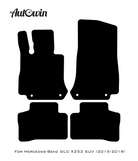 Gray Floor Mats For Mercedes Benz GLC-Class X253 SUV (2015-2019) | Limited Edition - AutoWin