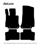 Gray Floor Mats For Mercedes Benz GLE-Class C167 Coupe - 5 Seats (2020-2023) Hybrid | Limited Edition - AutoWin