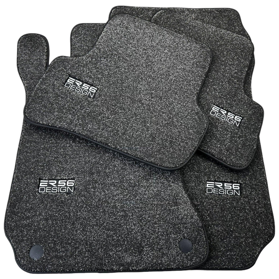 Gray Luxury Floor Mats For Mercedes Benz C-Class S205 Wagon Facelift (2018-2021) | ER56 Design - AutoWin