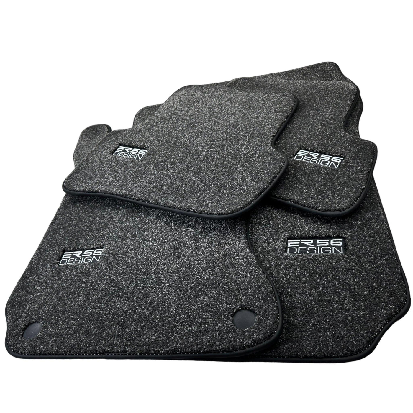 Gray Luxury Floor Mats For Mercedes Benz GL-Class X166 (2012-2015) | ER56 Design - AutoWin