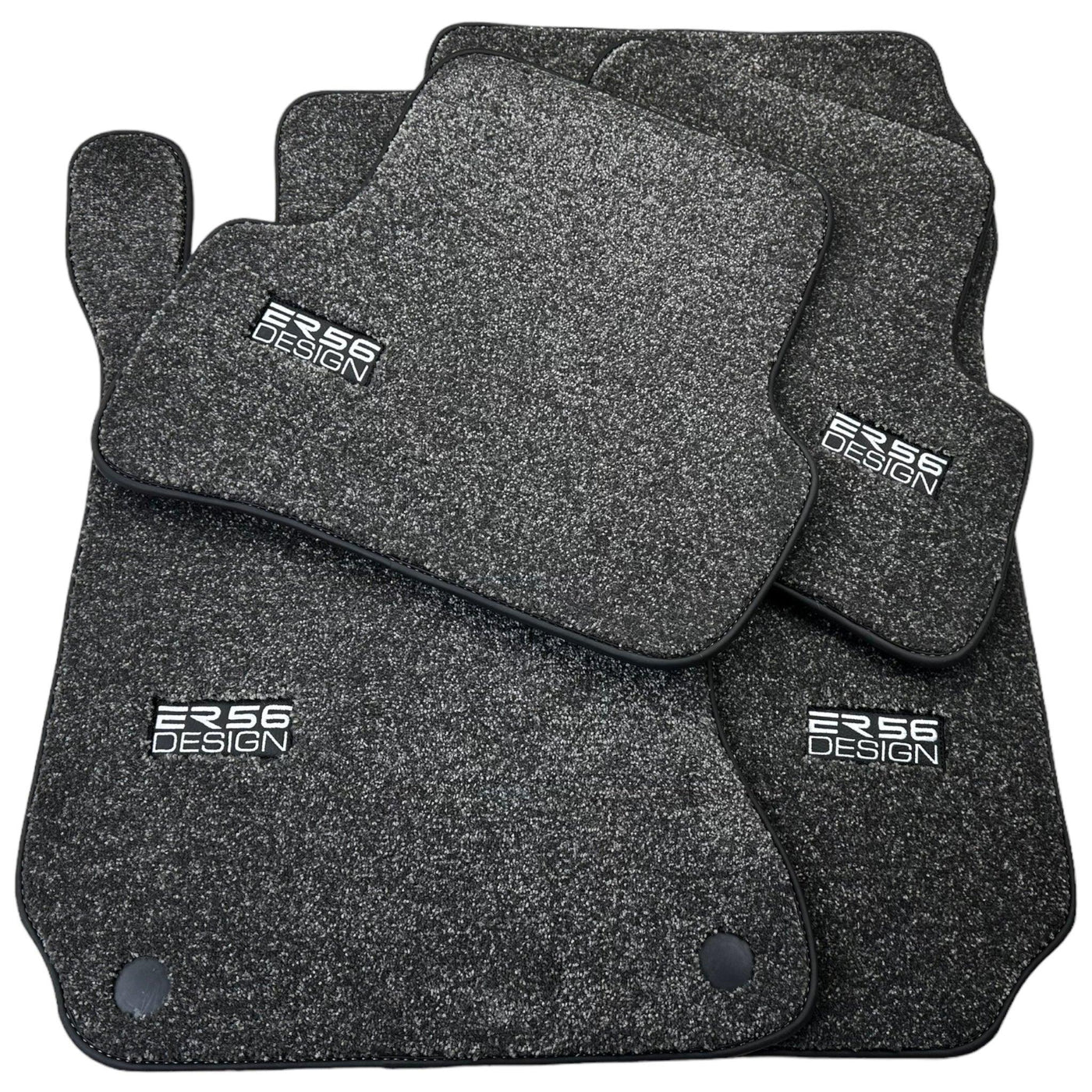 Gray Luxury Floor Mats For Mercedes Benz GLS-Class X166 (2016-2019) | ER56 Design - AutoWin