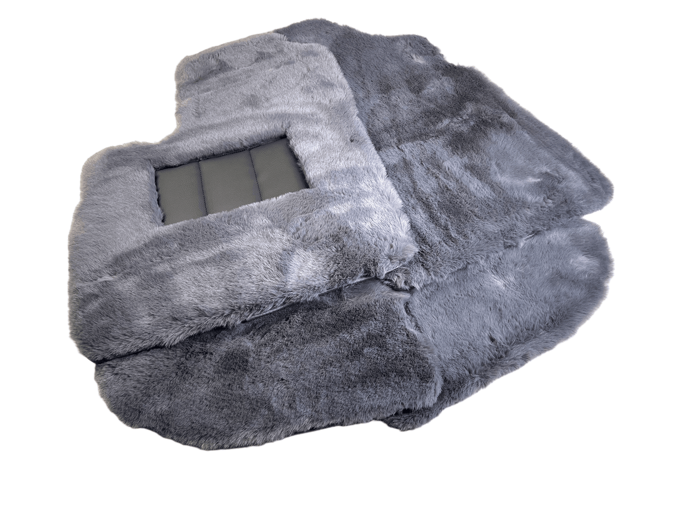 Gray Sheepskin Floor Mats For Bentley Continental GT (2003–2017) Er56 Design - AutoWin
