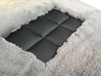 Gray Sheepskin Floor Mats For Rolls Royce Cullinan Rr31 2018-2023 Er56 Design Brand - AutoWin