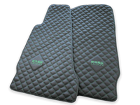 Leather Floor Mats For Aston Martin V8 Vantage (2005–2023) ER56 Design - AutoWin
