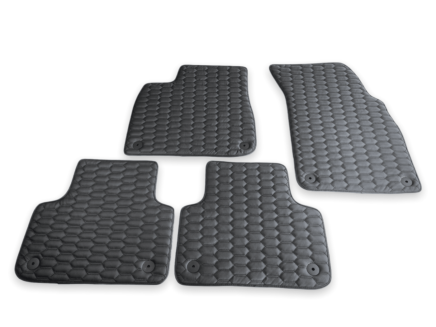 Leather Floor Mats for Audi Q8 (2018-2023) AutoWin Brand - AutoWin