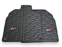 Leather Floor Mats for Lamborghini Aventador SVJ Limited Edition - AutoWin