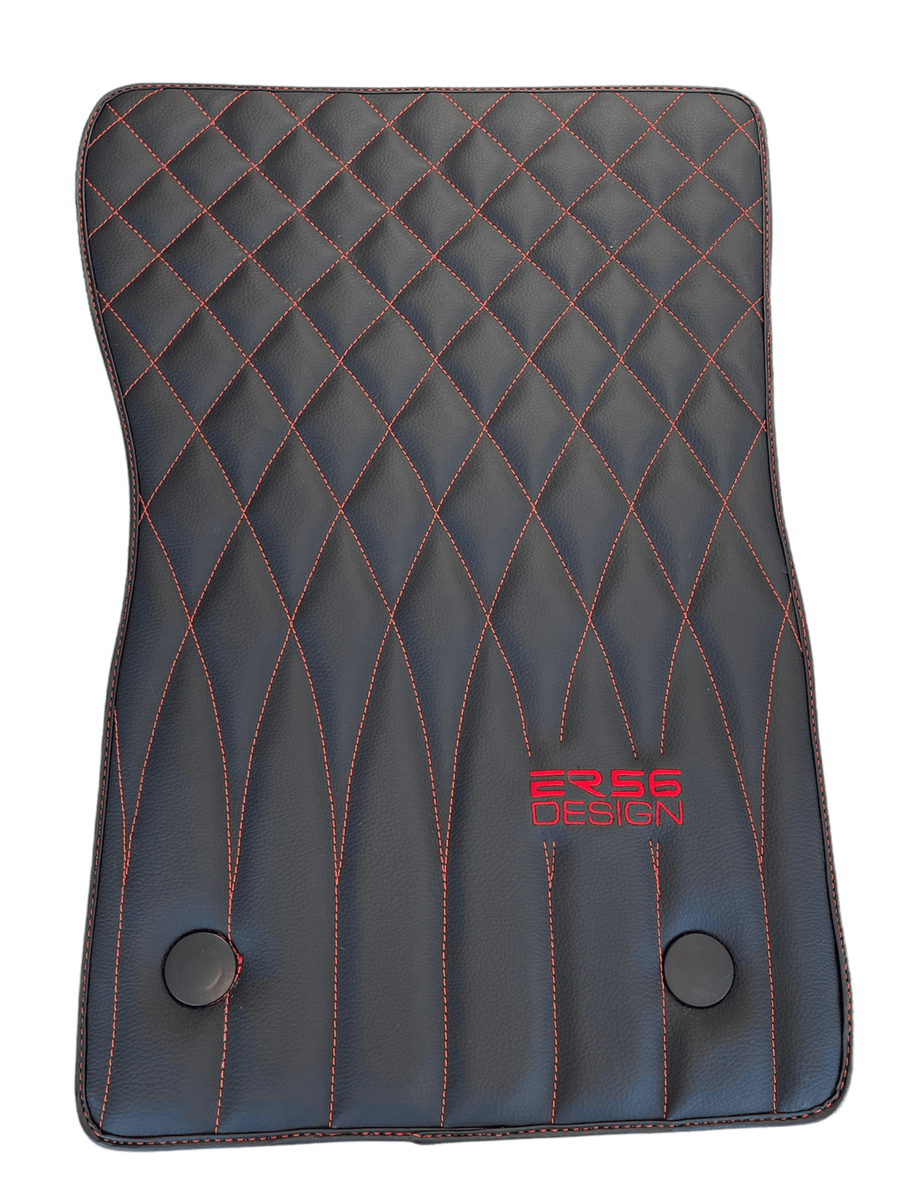 Leather Floor Mats For Mercedes-Benz G Class 1990–2018 W463 ER56 Design - AutoWin