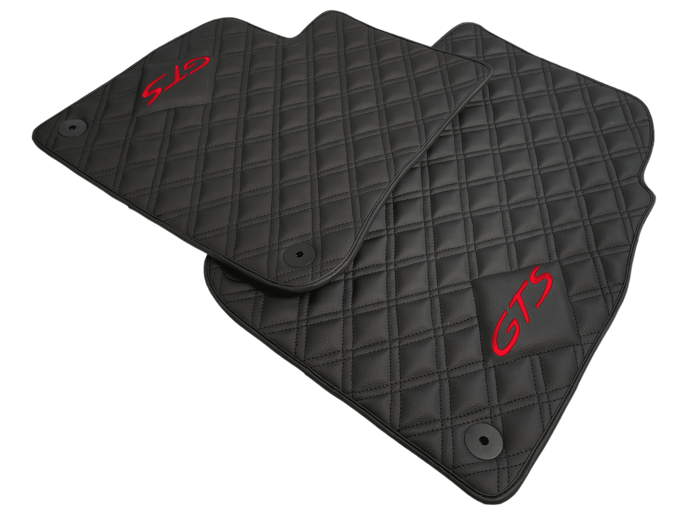 Leather Floor Mats for Porsche Cayenne GTS 2018-2023 - AutoWin