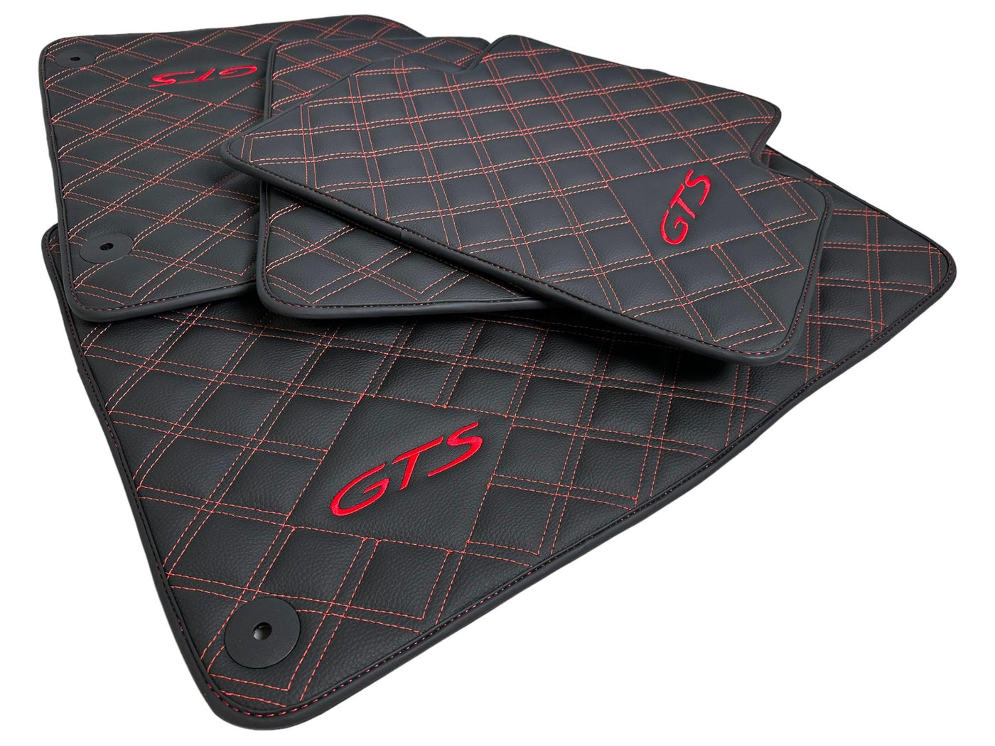Leather Floor Mats for Porsche Panamera (2009-2016) - AutoWin