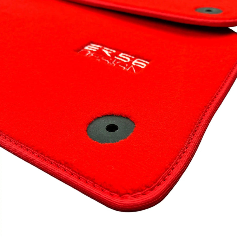 Red Floor Mats for Audi A3 - 5-door Hatchback (2000-2003) | ER56 Design - AutoWin