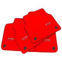 Red Floor Mats for Audi A5 - 8F7 Convertible (2009-2017) | ER56 Design - AutoWin