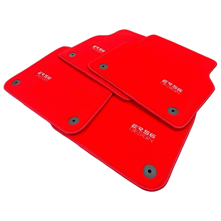 Red Floor Mats for Audi A5 - F57 Convertible (2020-2023) | ER56 Design - AutoWin