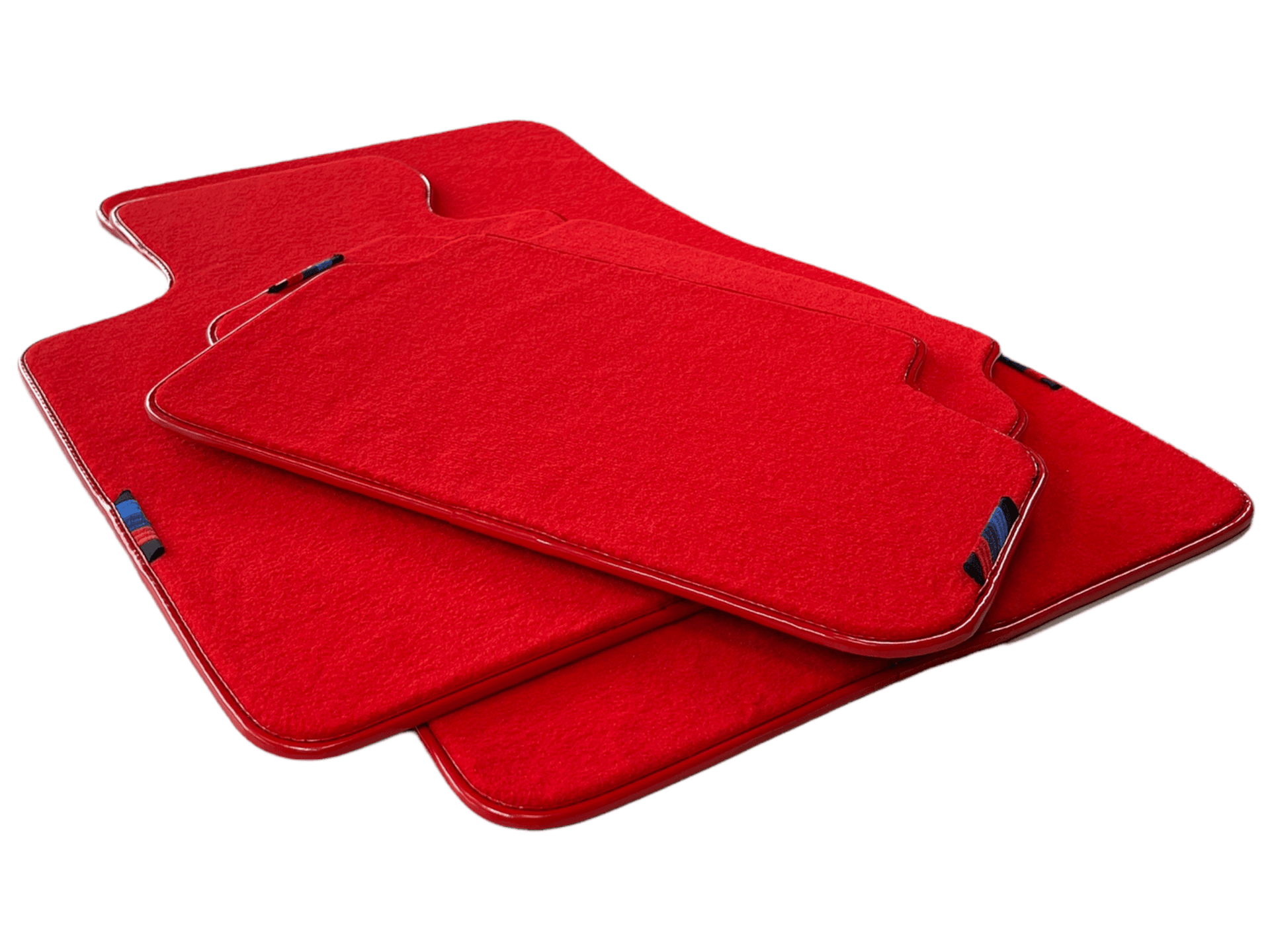 Red Floor Mats For BMW 1 Series F20 With M Package AutoWin Brand - AutoWin