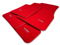 Red Floor Mats For BMW 5 Series F10 - ER56 Design Brand - AutoWin