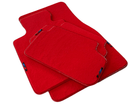 Red Floor Mats For BMW 7 Series F01 With M Package AutoWin Brand - AutoWin