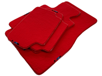 Red Floor Mats For BMW X3 Series G01 With M Package - AutoWin