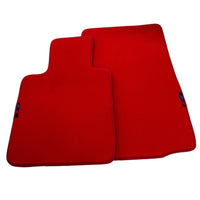 Red Floor Mats For BMW Z4 Series E85 Convertible (2003-2008) With M Package AutoWin Brand - AutoWin