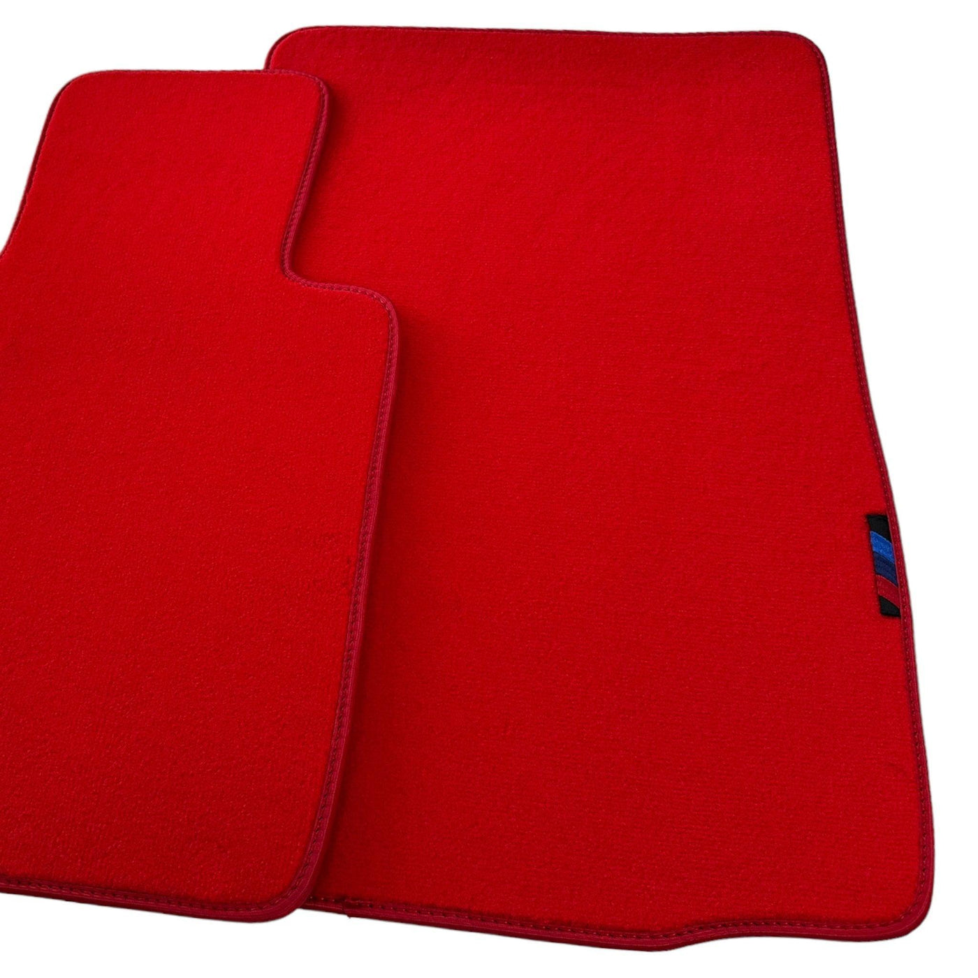 Red Floor Mats For BMW Z4 Series E85 Convertible (2003-2008) With M Package AutoWin Brand - AutoWin