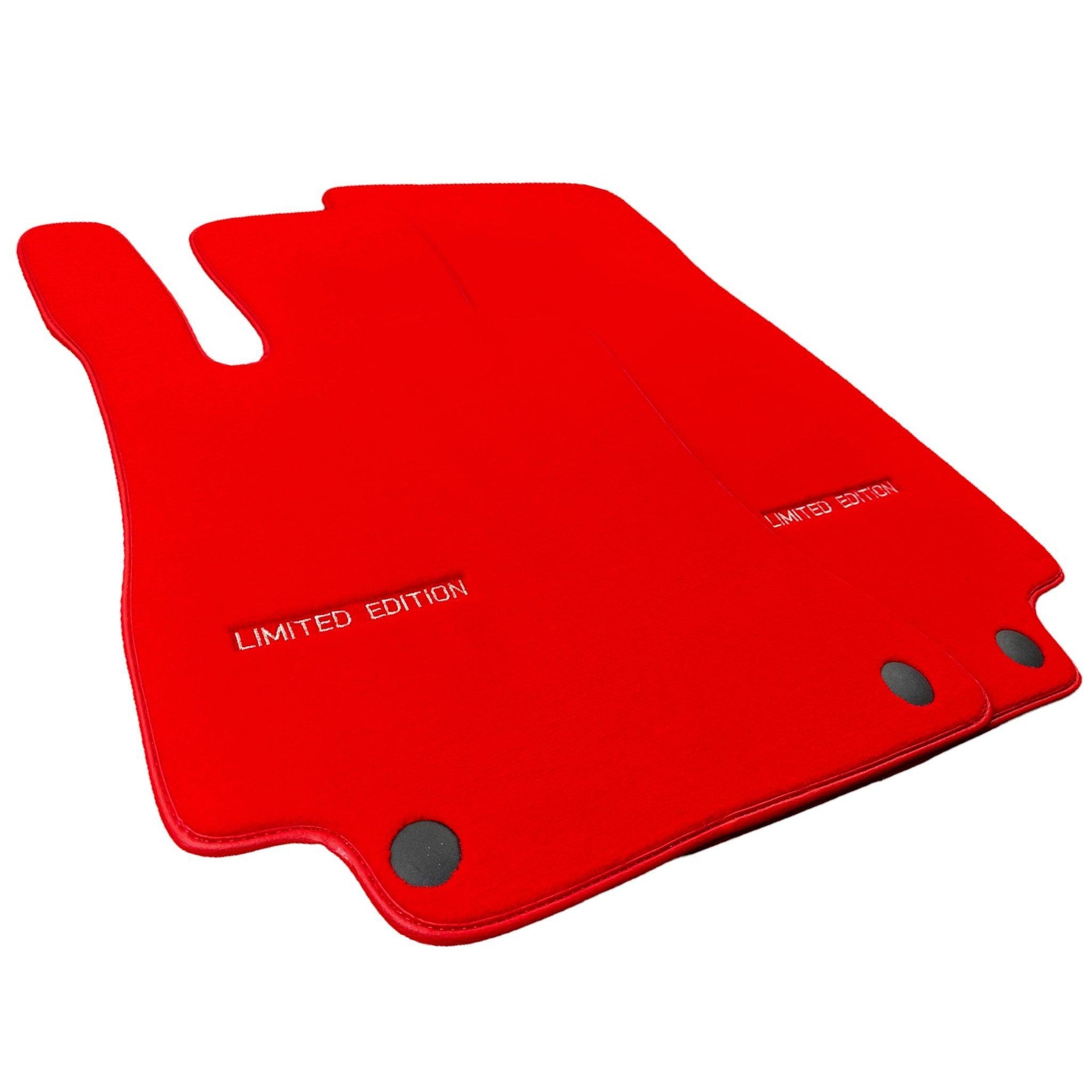 Red Floor Mats For Mercedes Benz CLA-Class C117 Coupe (2013-2019) | Limited Edition - AutoWin