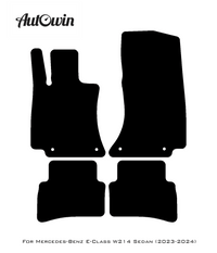 Red Floor Mats For Mercedes Benz E-Class W214 Sedan (2023-2024) | Limited Edition - AutoWin
