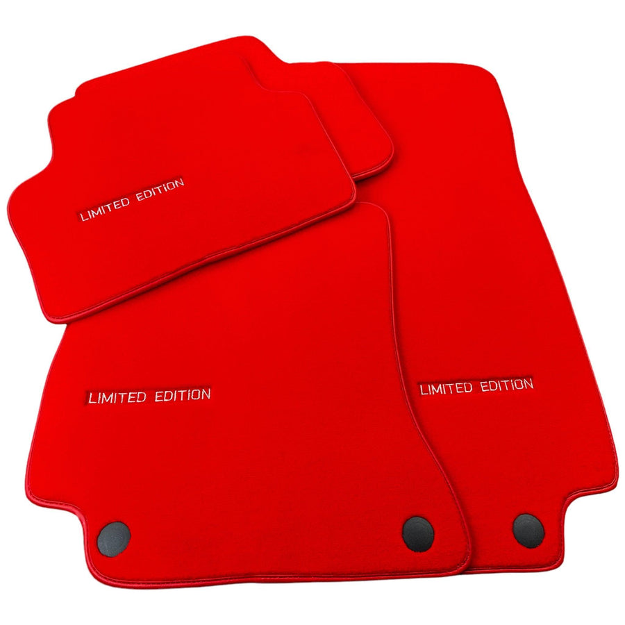 Red Floor Mats For Mercedes Benz S-Class V222 (2013-2020) Long Wheelbase | Limited Edition - AutoWin
