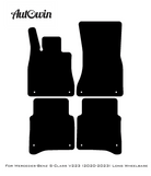 Red Floor Mats For Mercedes Benz S-Class V223 (2020-2023) Long Wheelbase | Limited Edition - AutoWin