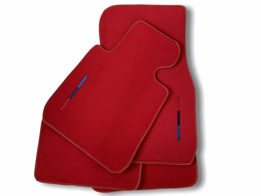 Red Mats For BMW M5 E60 With M Package - AutoWin