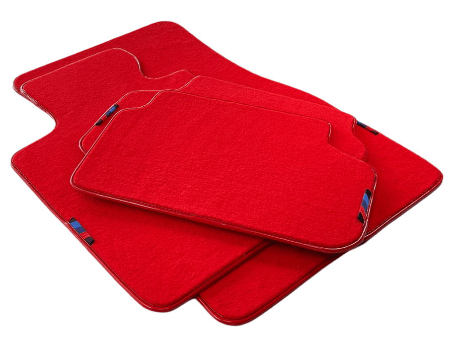 Red Mats For BMW M6 E64 Convertible With M Package AutoWin Brand - AutoWin
