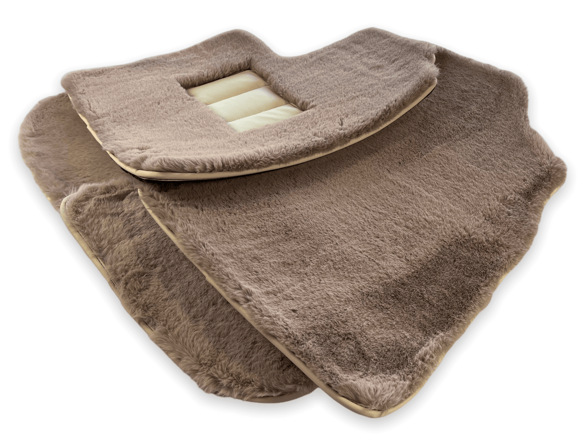 Sheepskin Floor Mats For Bentley Continental GT (2003–2011) Er56 Design - AutoWin