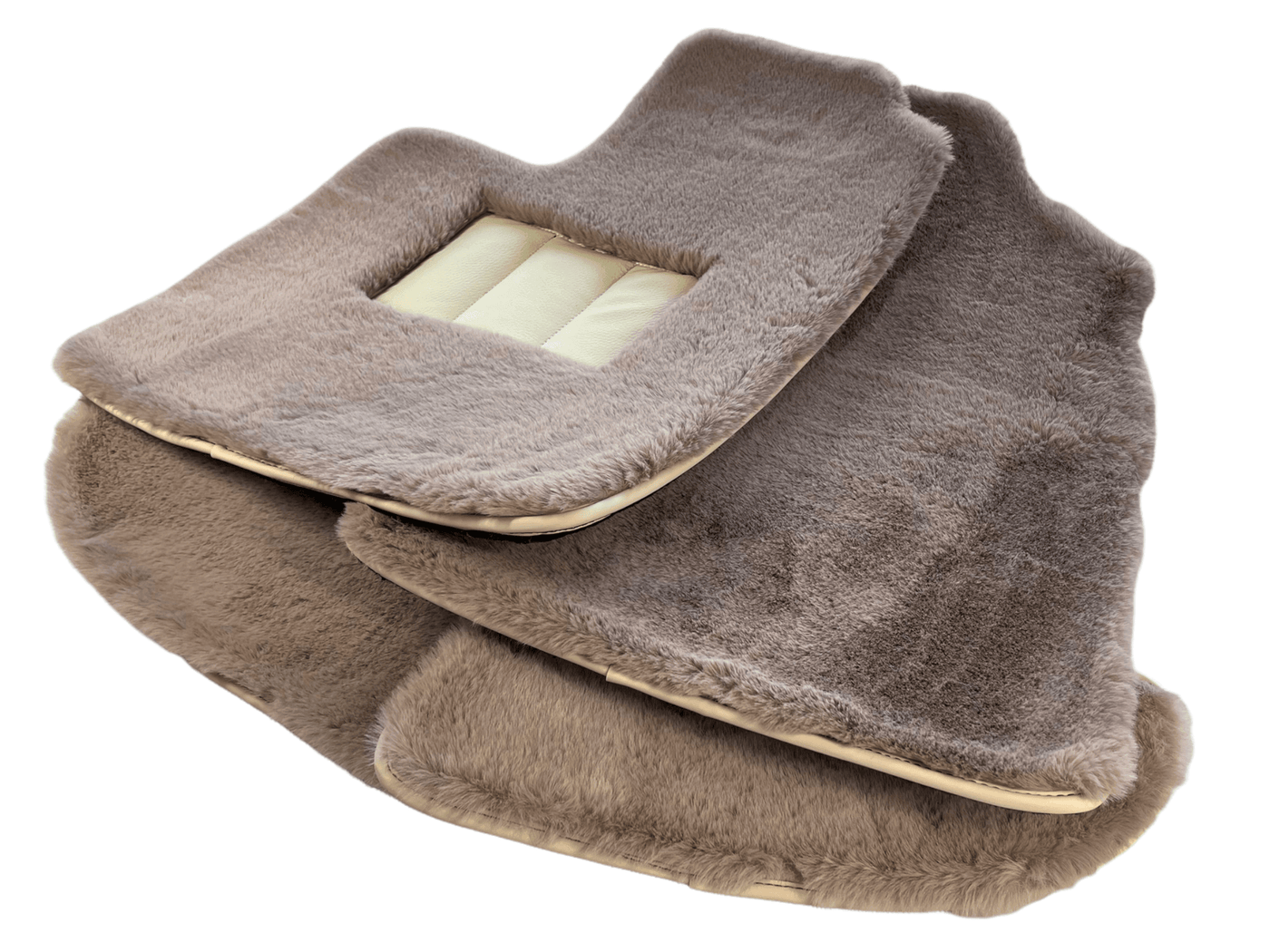 Sheepskin Floor Mats For Bentley Continental GT (2003–2011) Er56 Design - AutoWin