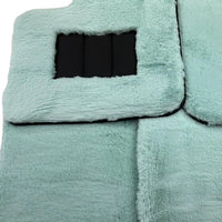 Tiffany Blue Sheepskin Floor Mats For Bentley Mulsanne (2010-2020) Er56 Design Brand - AutoWin